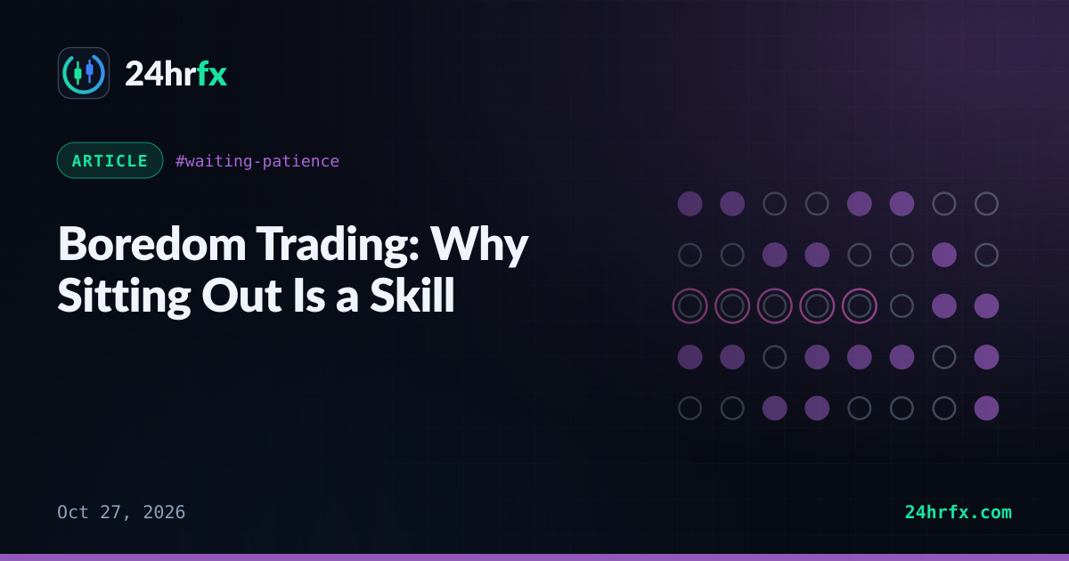 Boredom Trading: Why Sitting Out Is a Skill