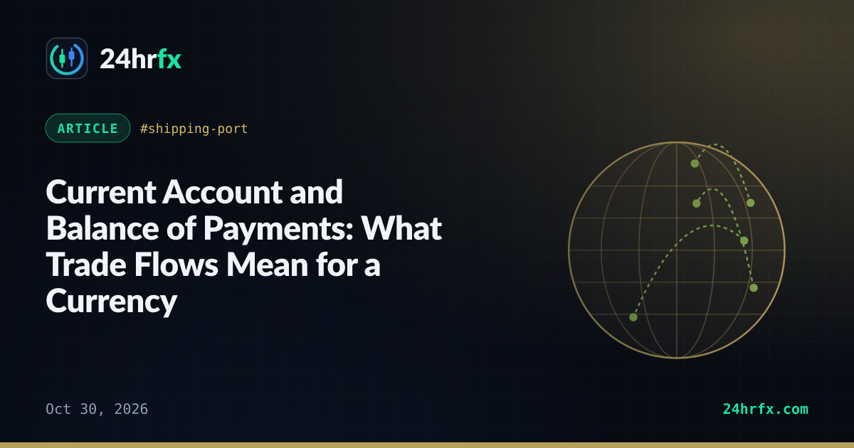 Current Account and Balance of Payments: What Trade Flows Mean for a Currency