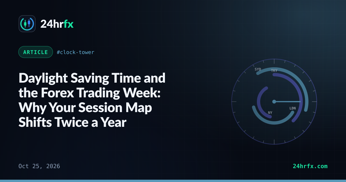 Daylight Saving Time and the Forex Trading Week: Why Your Session Map Shifts Twice a Year