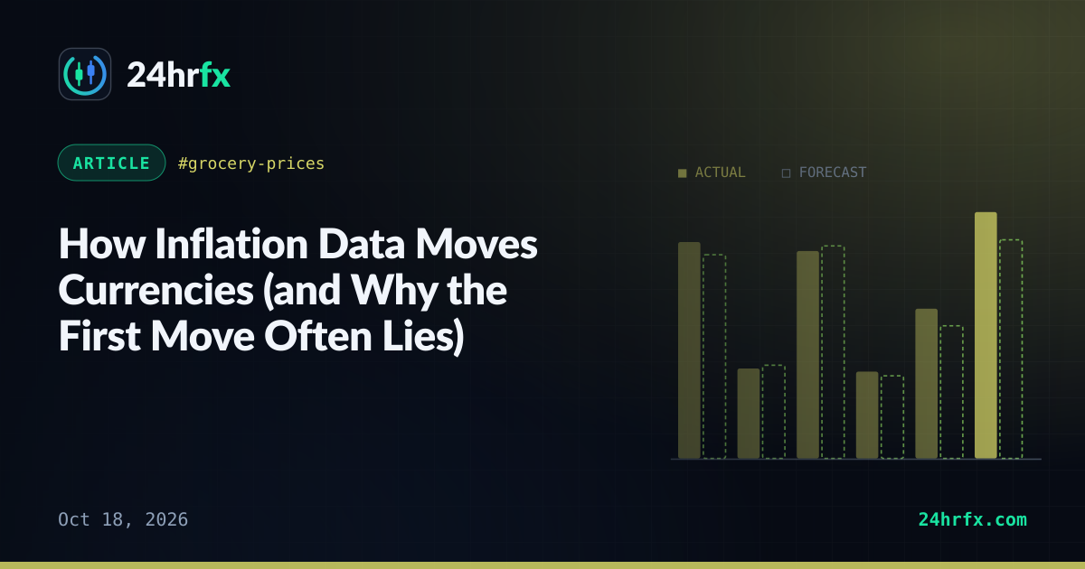 How Inflation Data Moves Currencies (and Why the First Move Often Lies)