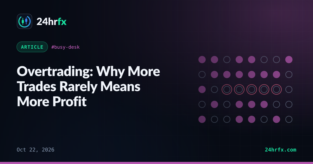 Overtrading: Why More Trades Rarely Means More Profit