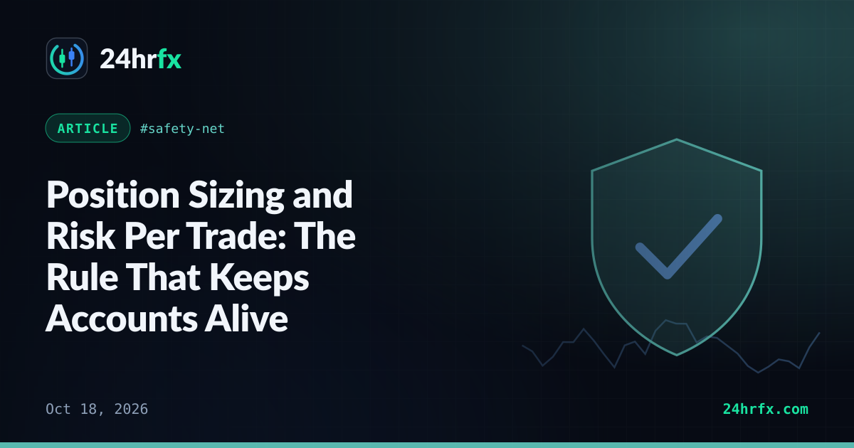Position Sizing and Risk Per Trade: The Rule That Keeps Accounts Alive