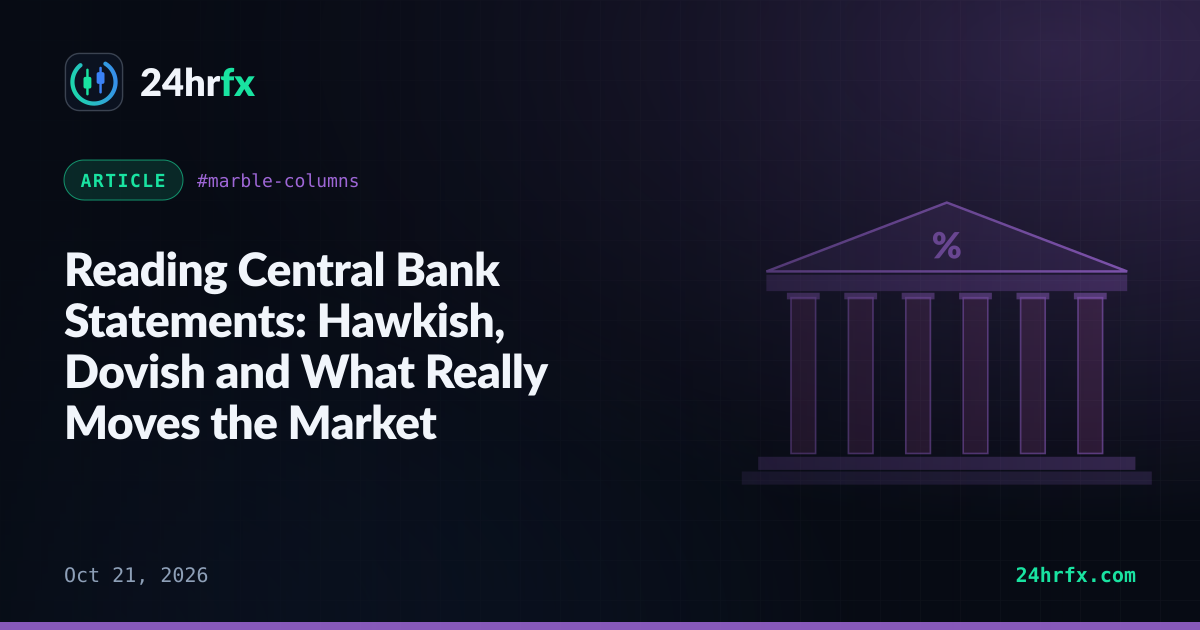 Reading Central Bank Statements: Hawkish, Dovish and What Really Moves the Market