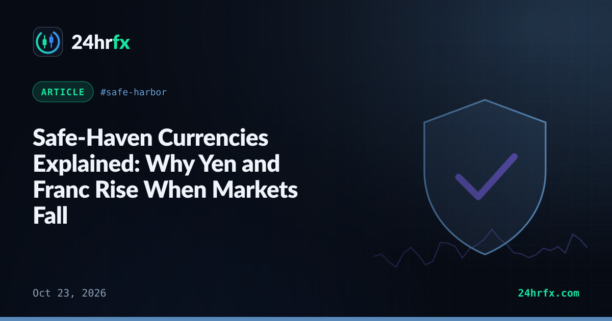 Safe-Haven Currencies Explained: Why Yen and Franc Rise When Markets Fall