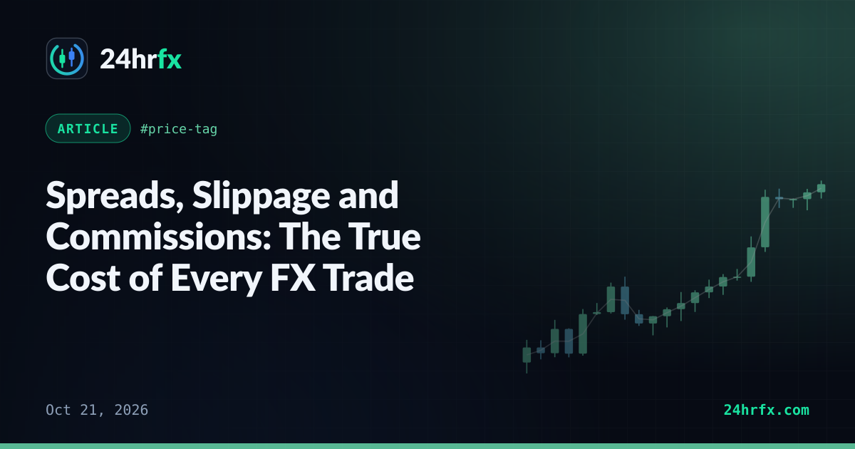 Spreads, Slippage and Commissions: The True Cost of Every FX Trade