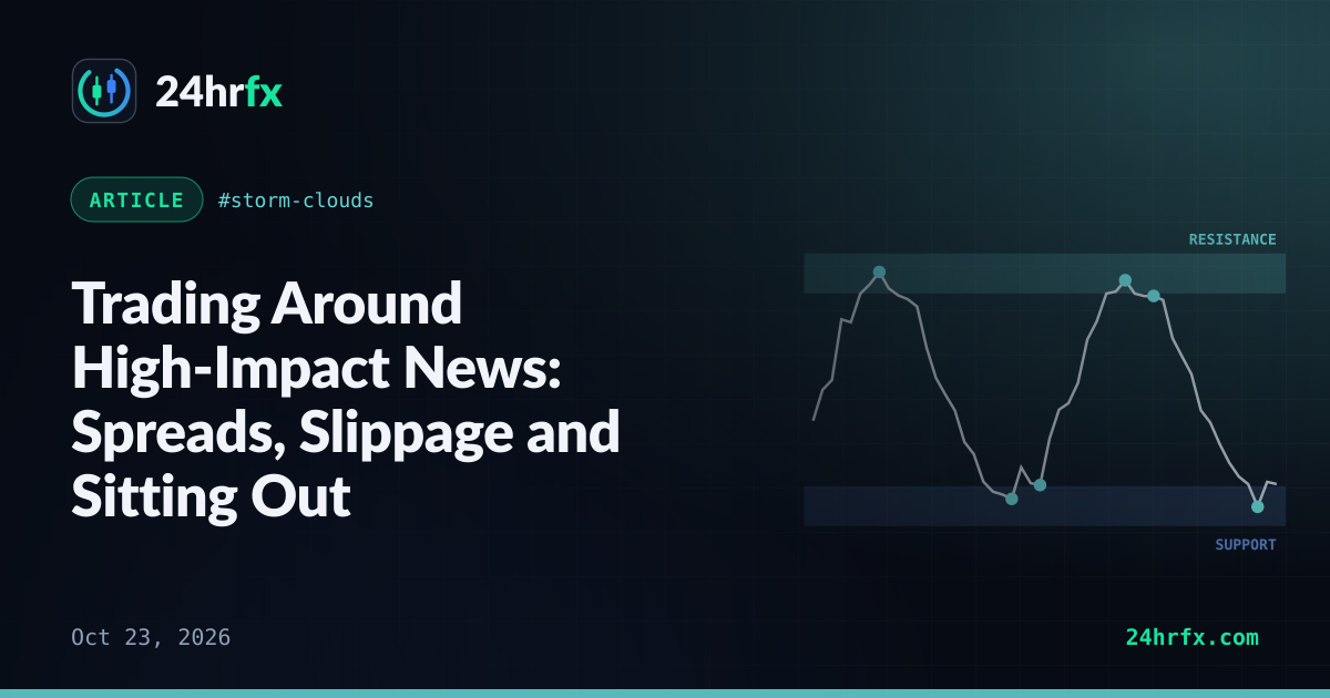 Trading Around High-Impact News: Spreads, Slippage and Sitting Out