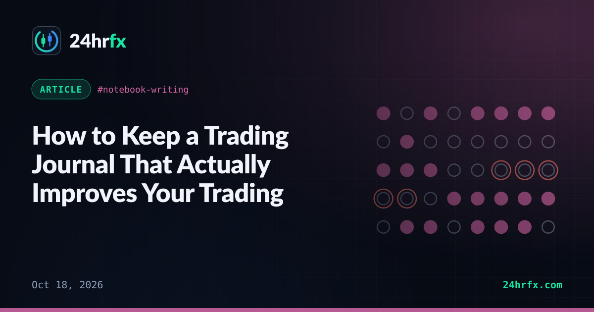 How to Keep a Trading Journal That Actually Improves Your Trading